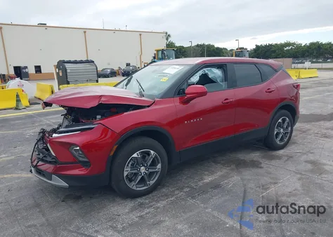 2025 Chevrolet Blazer Awd 2Lt из США, поврежденный, VIN 3GNKBHR42SS150475